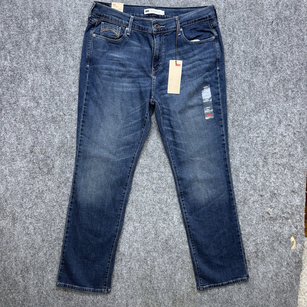 Levi's 505 Straight leg Mid Rise Jeans Women's size 12M/31 Denim